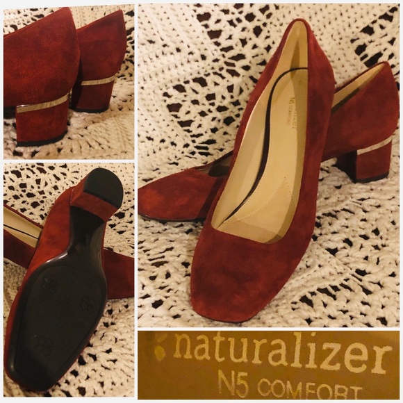Naturalizer Shoes - Comfy Square Toe Heels